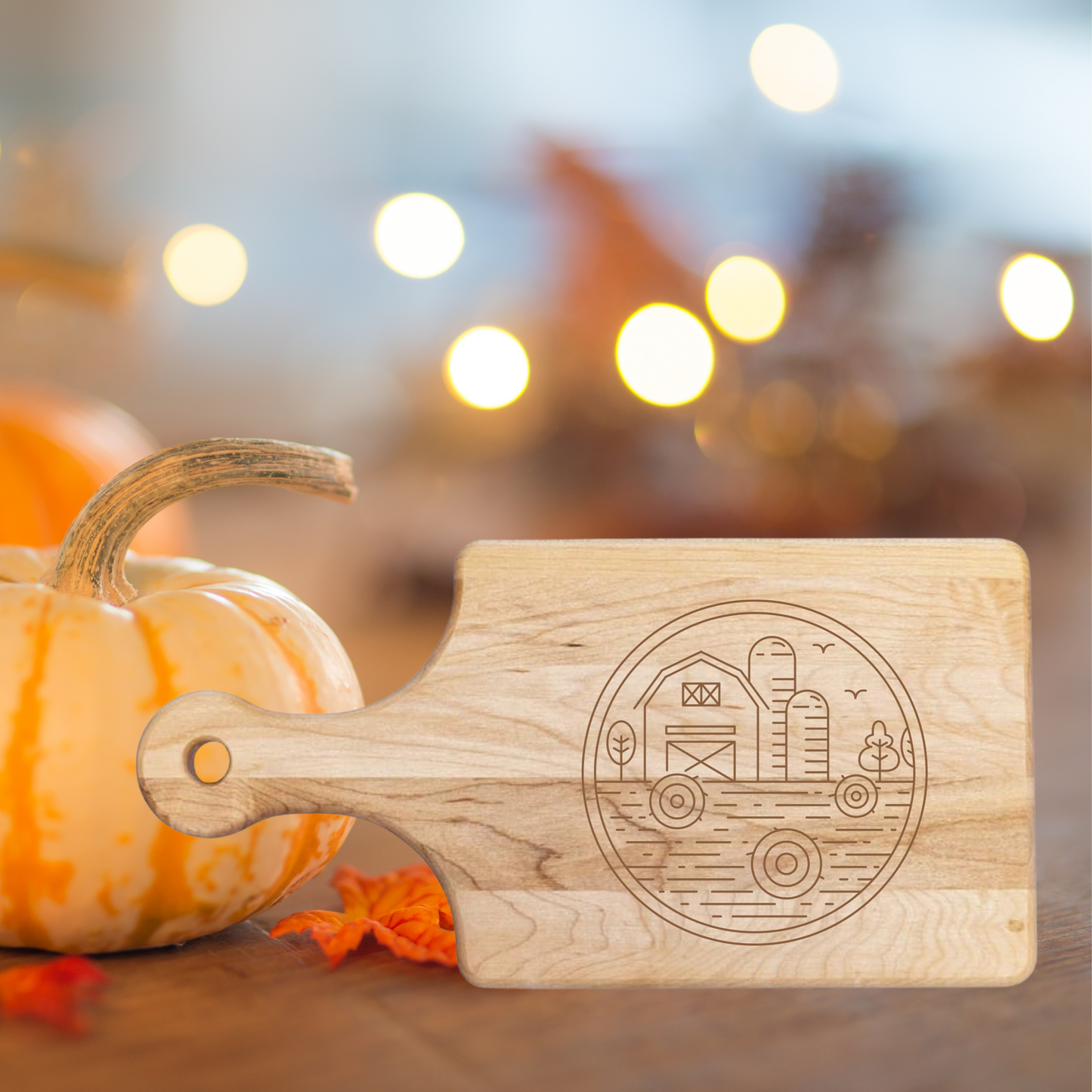 Abstract Farm Art Cutting Board - Premium Cutting Boards from Hipster Lasers - Just $40! Shop now at Hipster Lasers