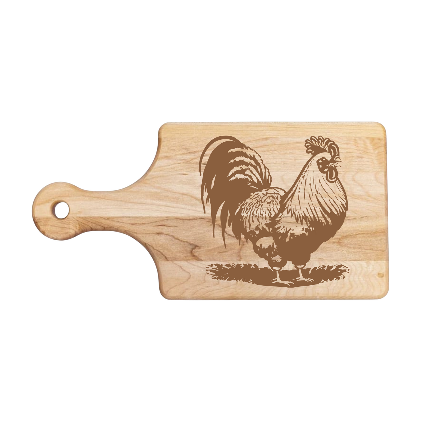 Boss Rooster Cutting Board - Premium Cutting Boards from Hipster Lasers - Just $40! Shop now at Hipster Lasers