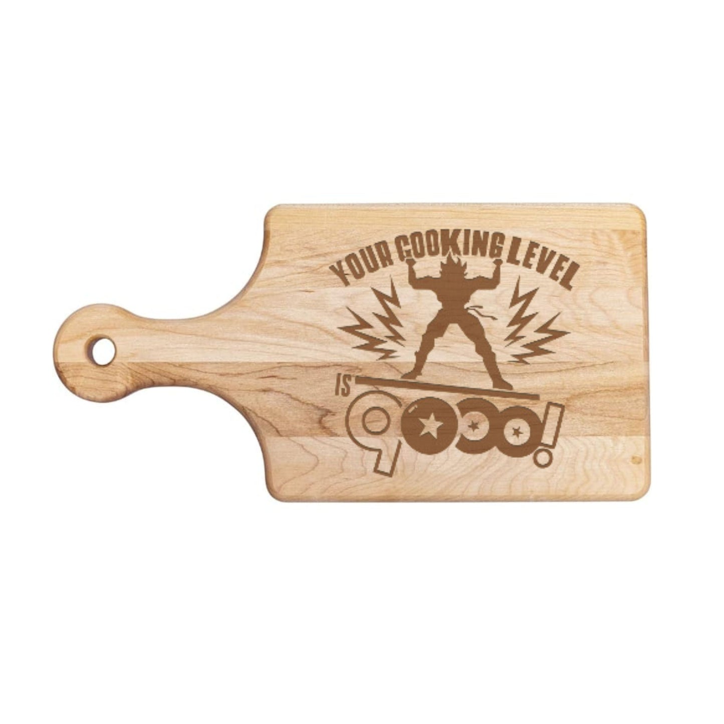 Your Cooking Is Over 9000 Cutting Board! - Premium Cutting Boards from Hipster Lasers - Just $70! Shop now at Hipster Lasers
