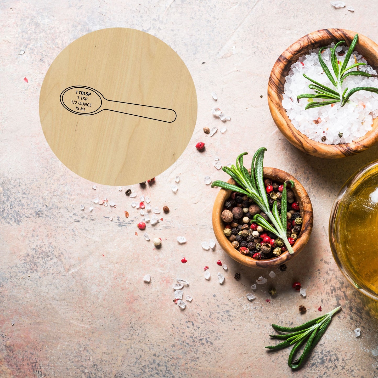 Spoonful Elegance Coaster - Premium Coasters from Hipster Lasers - Just $10! Shop now at Hipster Lasers