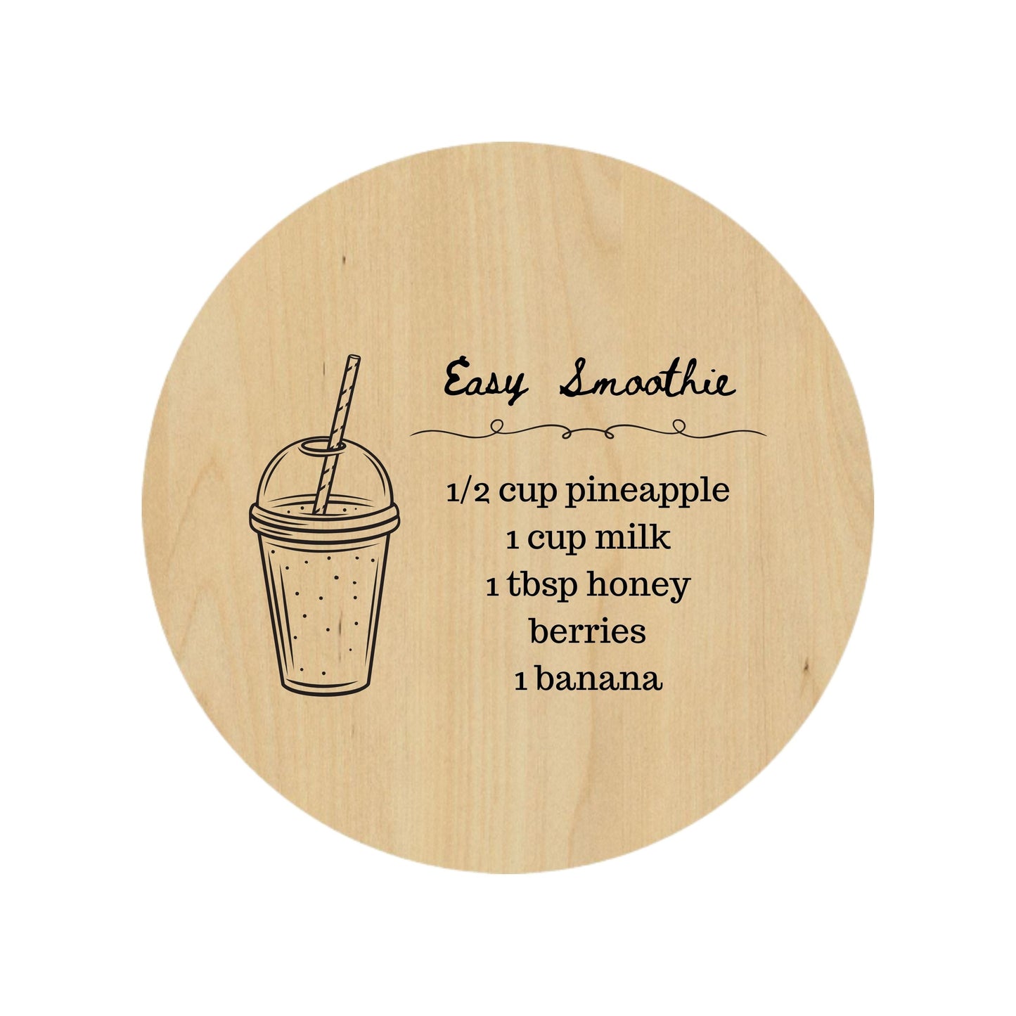 Smoothie Fun Coasters - Premium Coasters from Hipster Lasers - Just $10! Shop now at Hipster Lasers