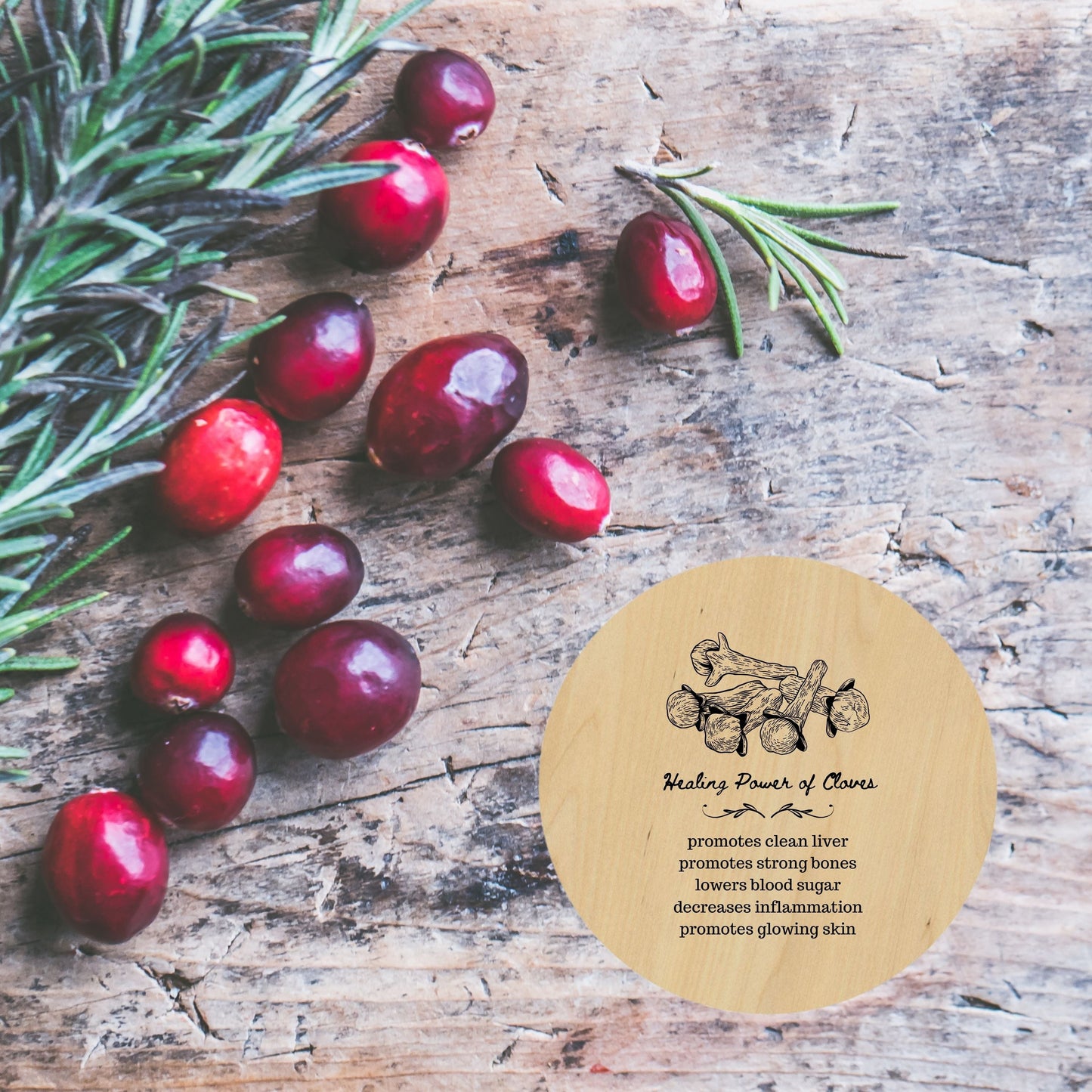 Healing Clove Love Coasters - Premium Coasters from Hipster Lasers - Just $10! Shop now at Hipster Lasers