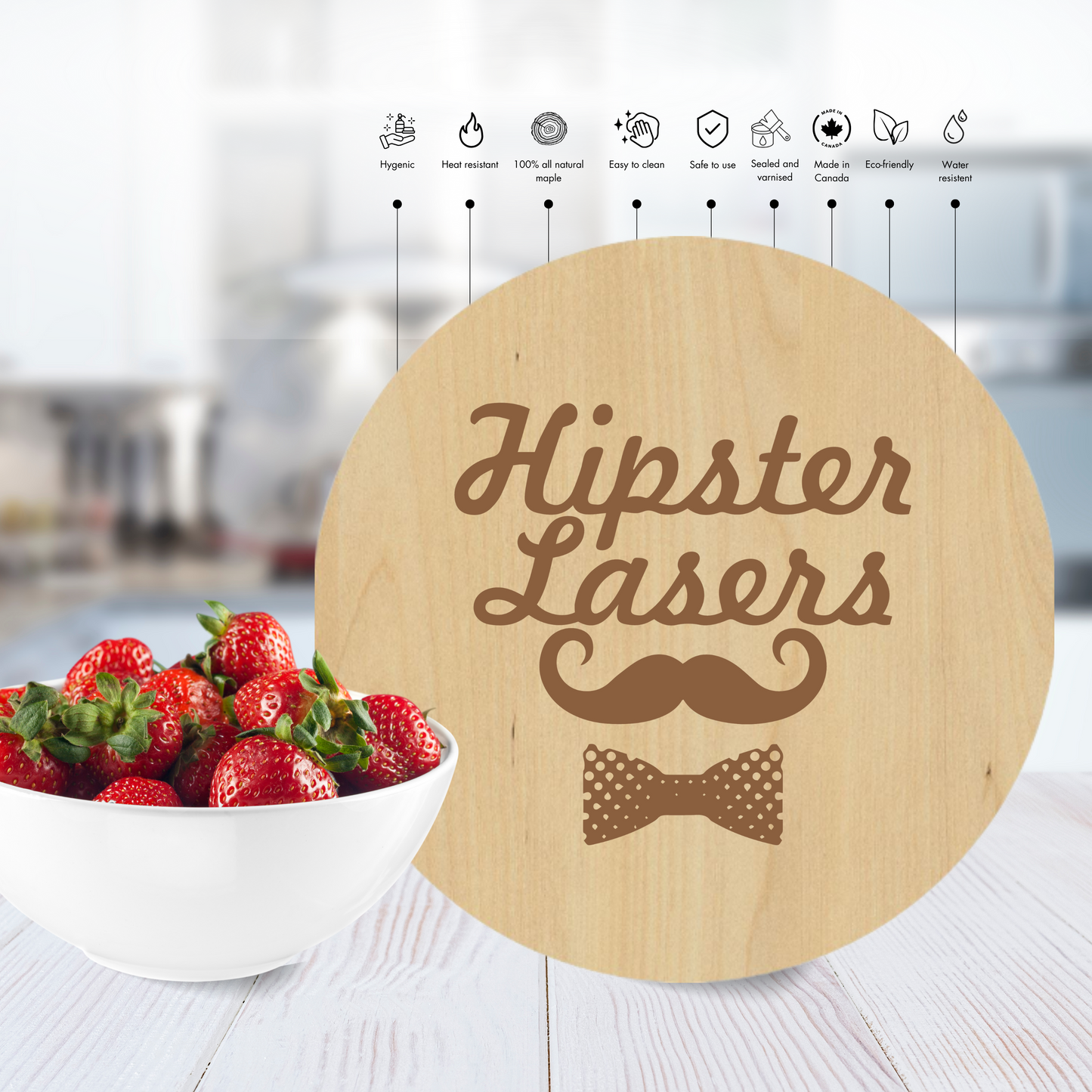 Farm Sweet Farm Coaster - Premium Coasters from Hipster Lasers - Just $10! Shop now at Hipster Lasers