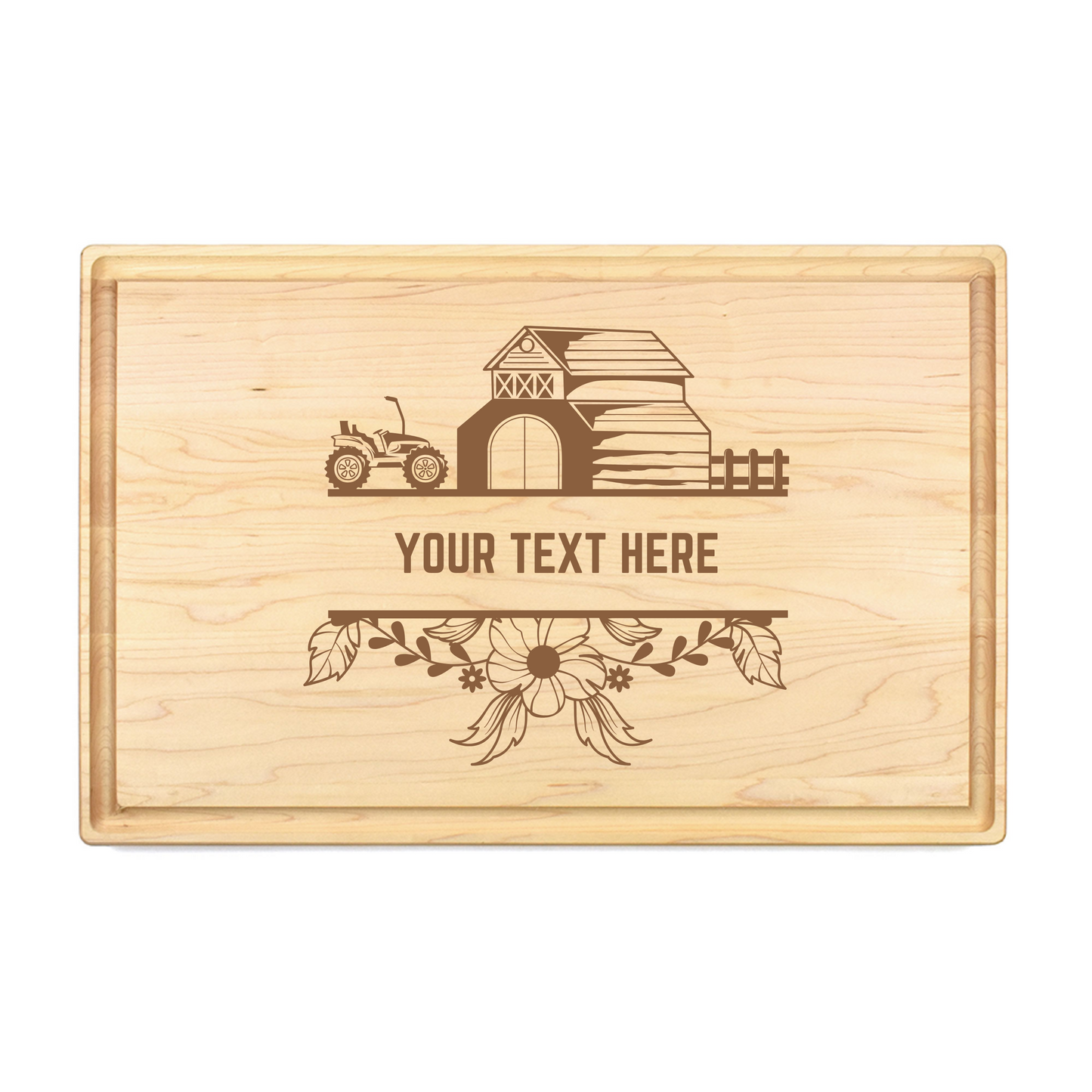 Copy of Custom Country Serenity Cutting Board - Premium Cutting Boards from Hipster Lasers - Just $90! Shop now at Hipster Lasers