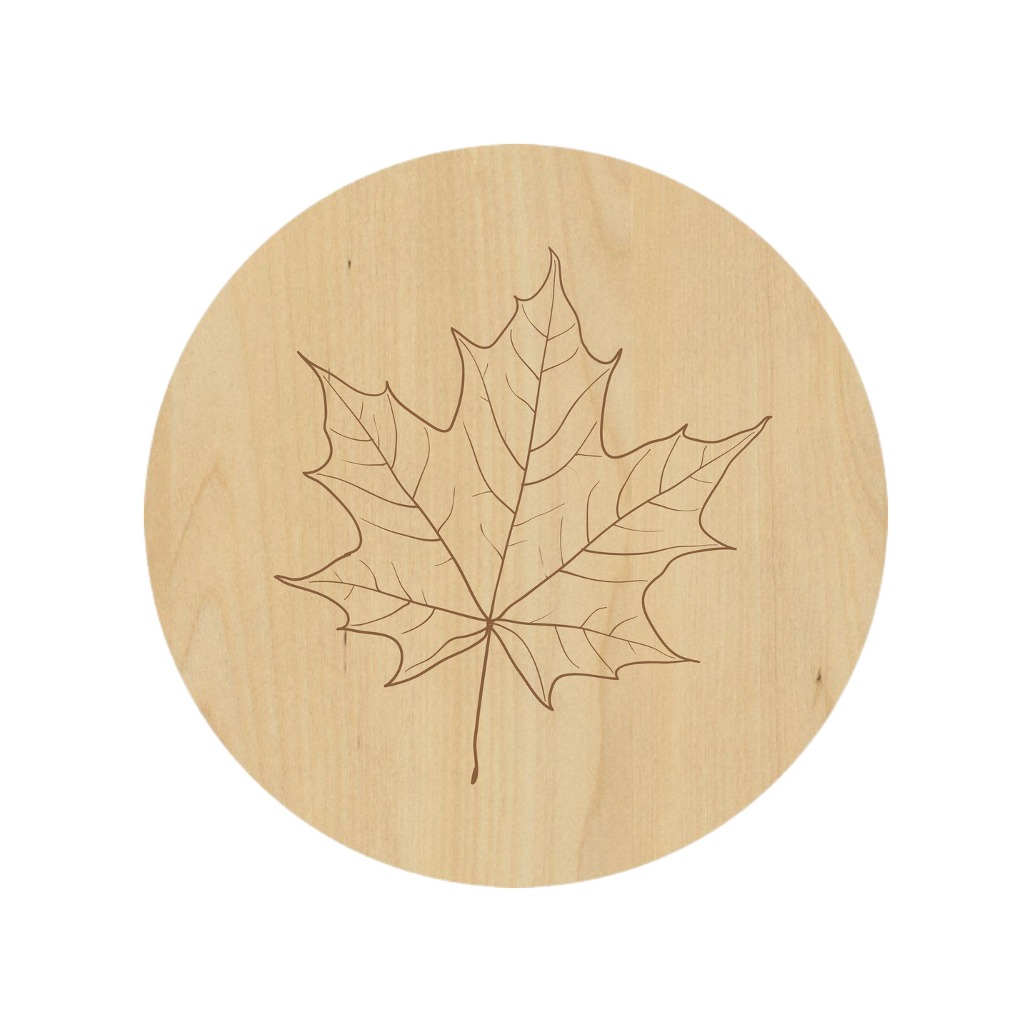 Canadian Maple Leaf Coaster - Premium Coasters from Hipster Lasers - Just $10! Shop now at Hipster Lasers