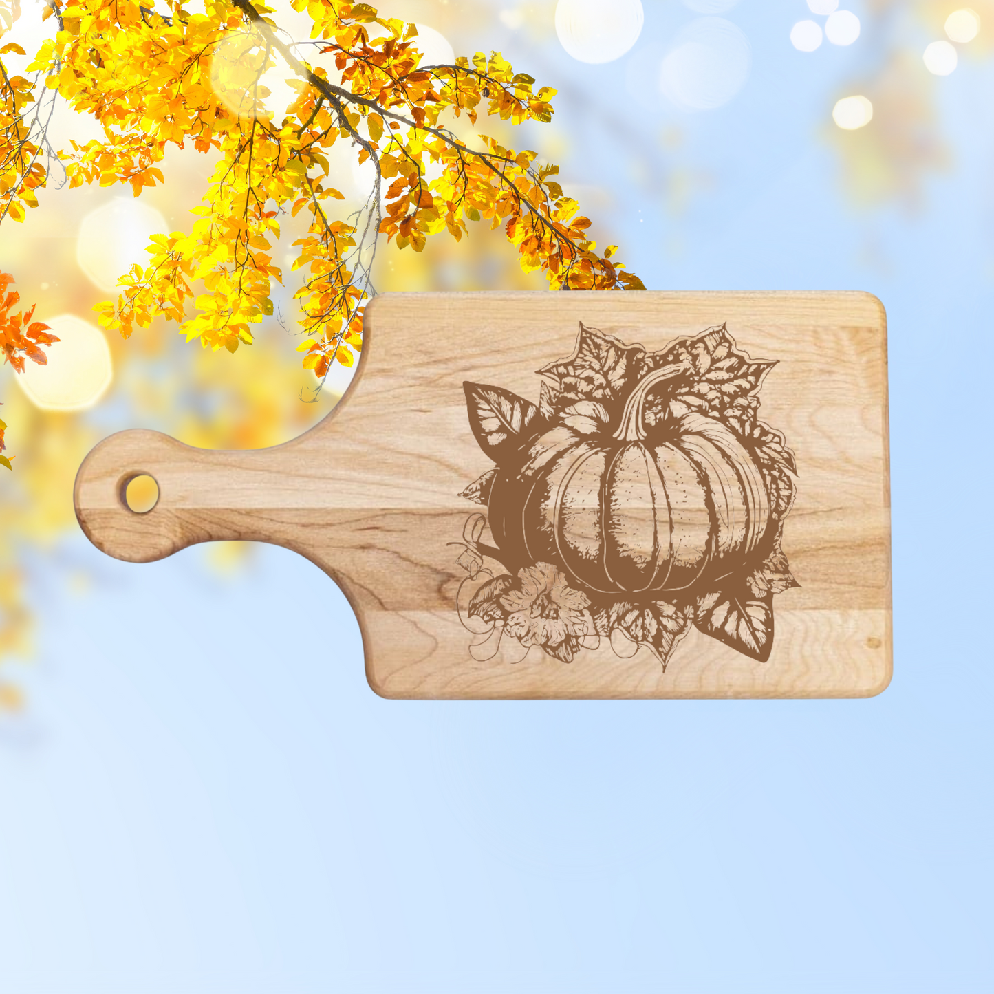 Pumpkin Love Cutting Board - Premium Cutting Boards from Hipster Lasers - Just $40! Shop now at Hipster Lasers