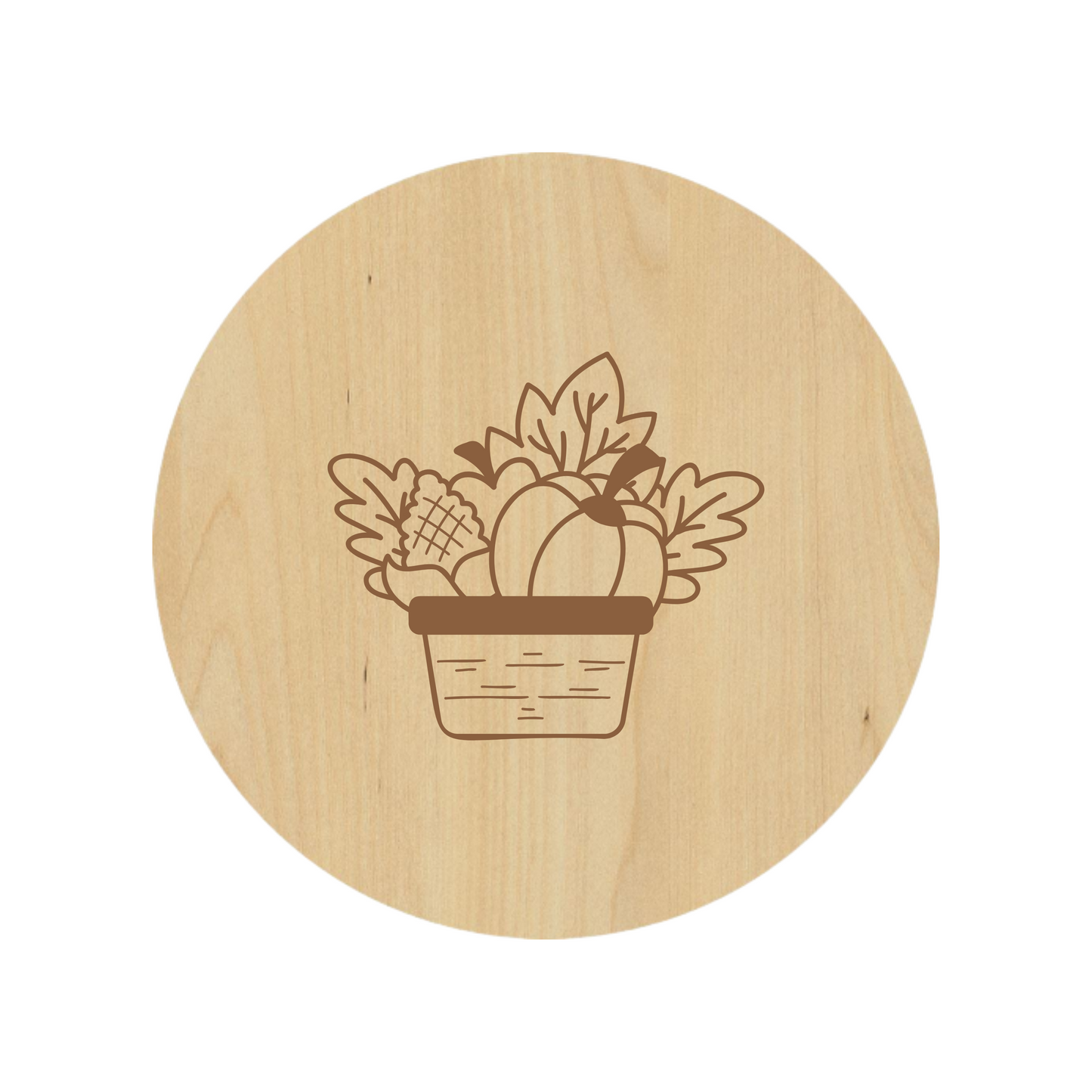 Harvest Bounty Coaster - Premium Coasters from Hipster Lasers - Just $10! Shop now at Hipster Lasers