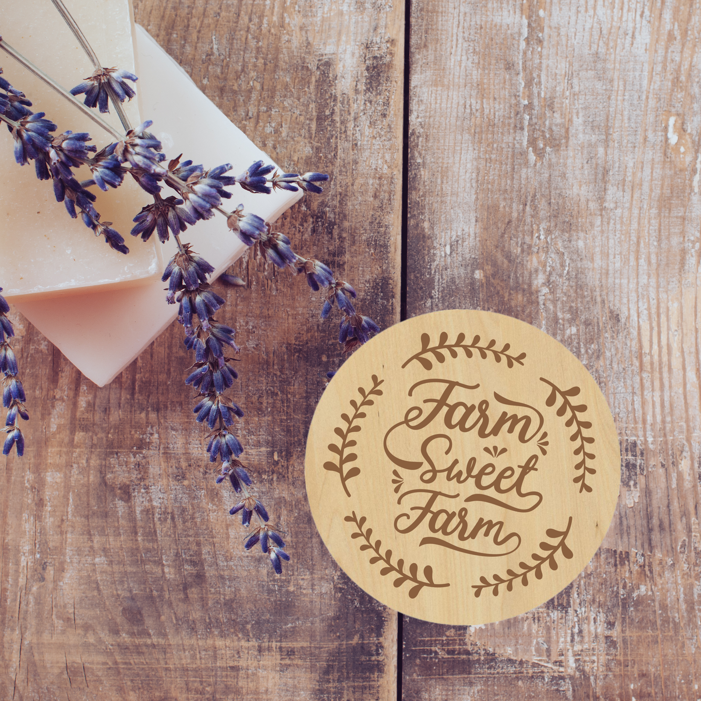 Farm Sweet Farm Coaster - Premium Coasters from Hipster Lasers - Just $10! Shop now at Hipster Lasers