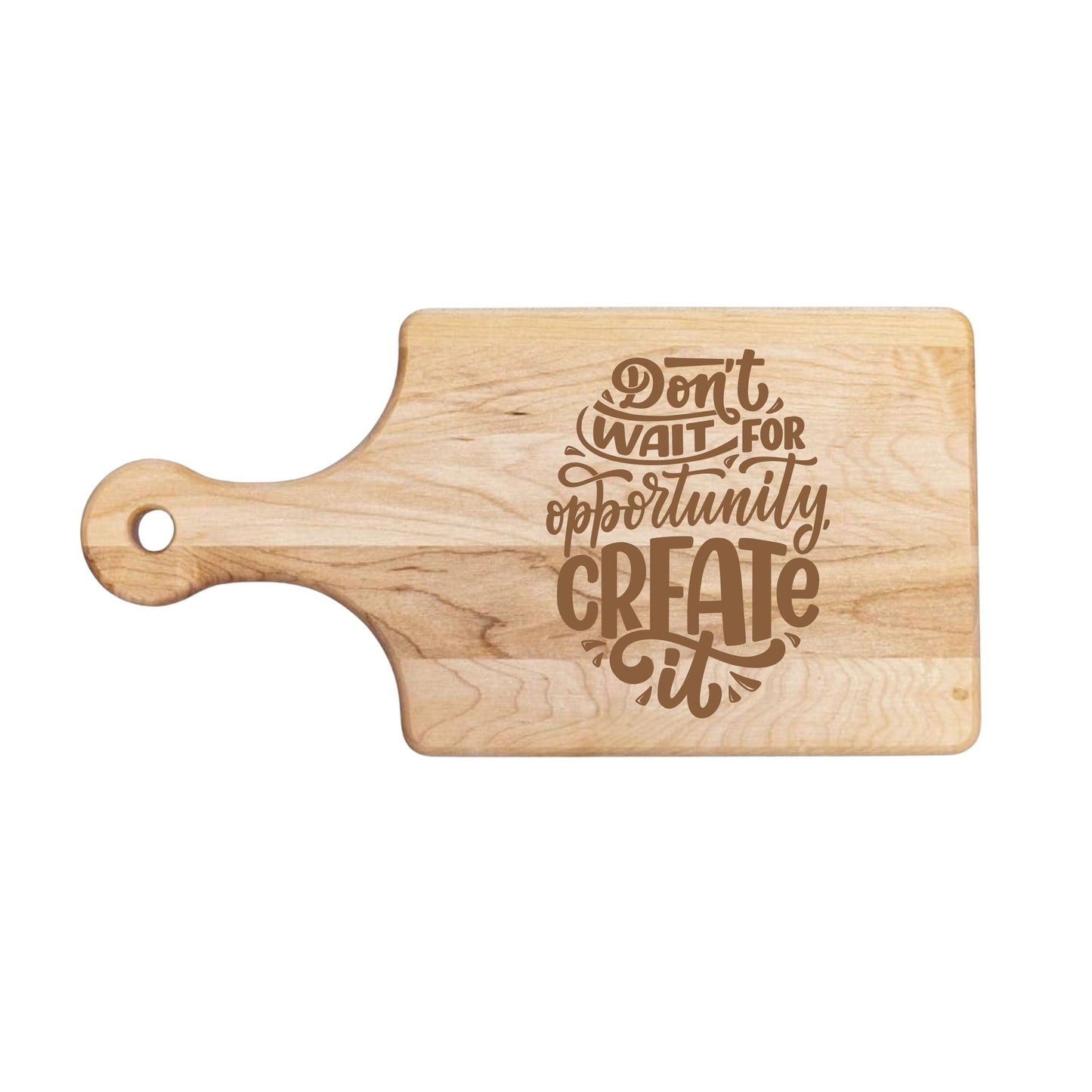 Opportunity Awaits Cutting Board - Premium Cutting Boards from Hipster Lasers - Just $40! Shop now at Hipster Lasers