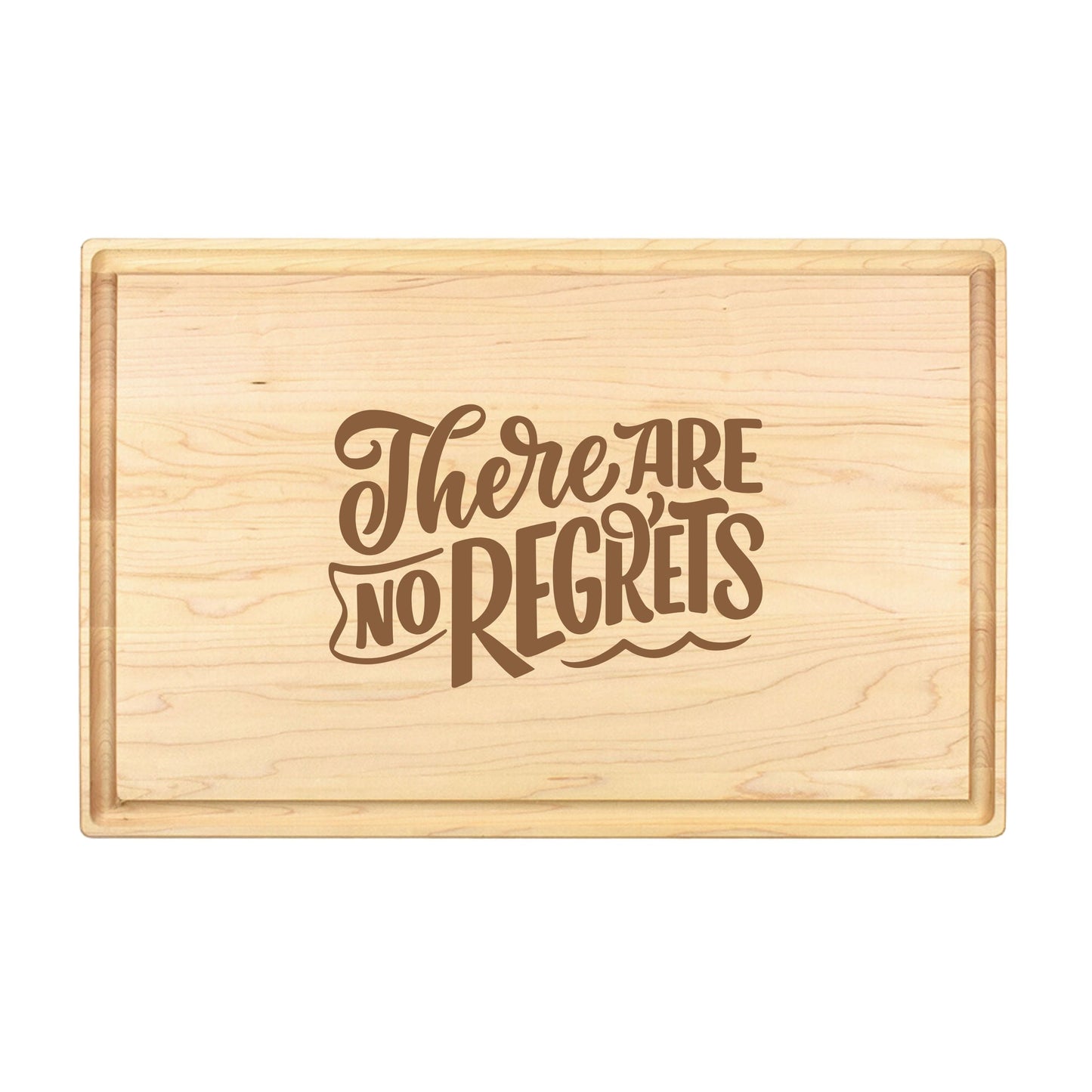 No Regrets Cutting Board - Premium Cutting Boards from Hipster Lasers - Just $40! Shop now at Hipster Lasers
