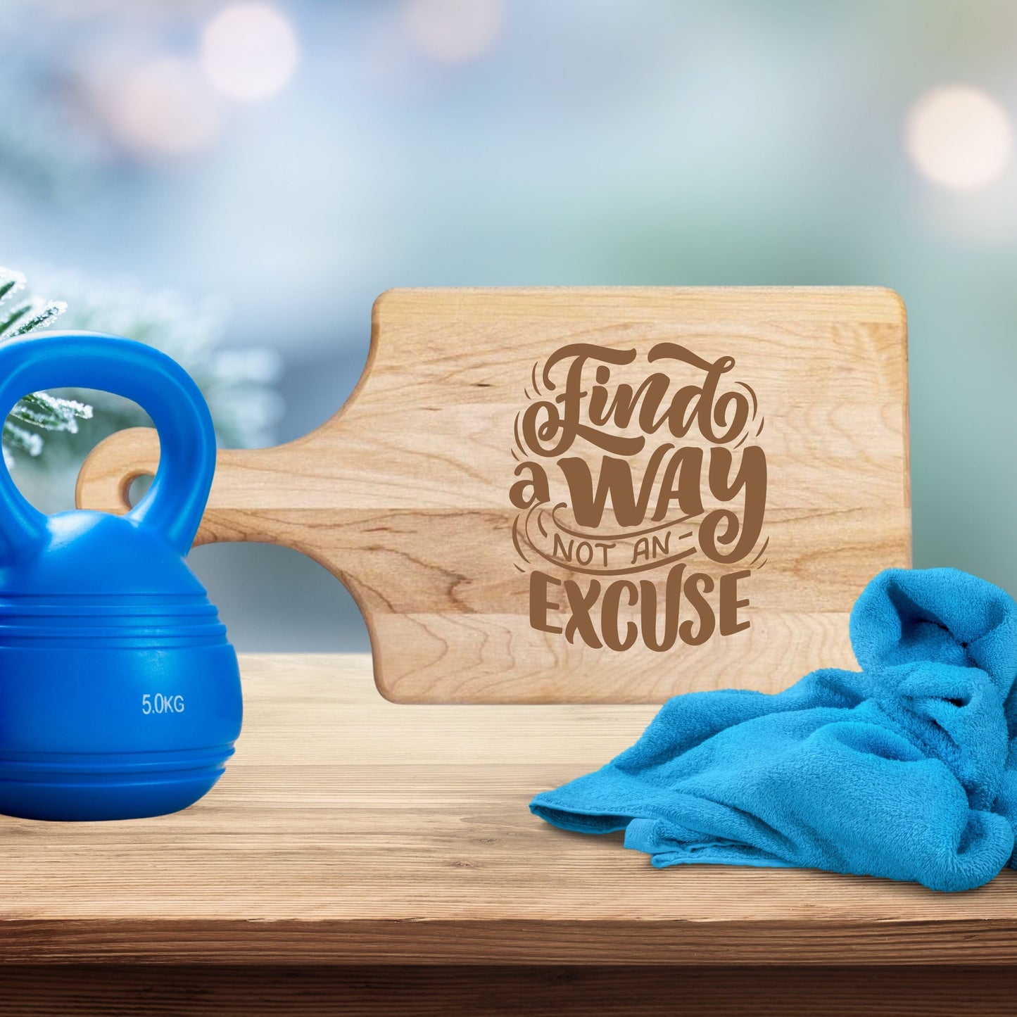 Make It Happen Cutting Board - Premium Cutting Boards from Hipster Lasers - Just $40! Shop now at Hipster Lasers