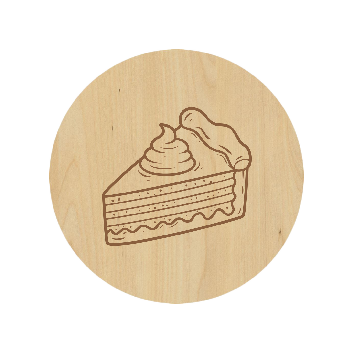 Pie in the Sky Coaster - Premium Coasters from Hipster Lasers - Just $10! Shop now at Hipster Lasers