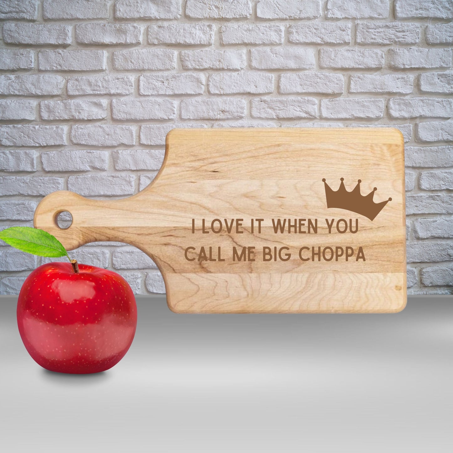 I Love It When You Call Me Big Choppa Cutting Board - Premium Cutting Boards from Hipster Lasers - Just $40! Shop now at Hipster Lasers