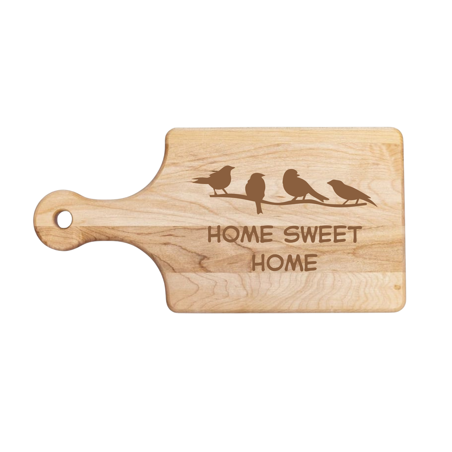 Home Sweet Birds Cutting Board - Premium Cutting Boards from Hipster Lasers - Just $40! Shop now at Hipster Lasers