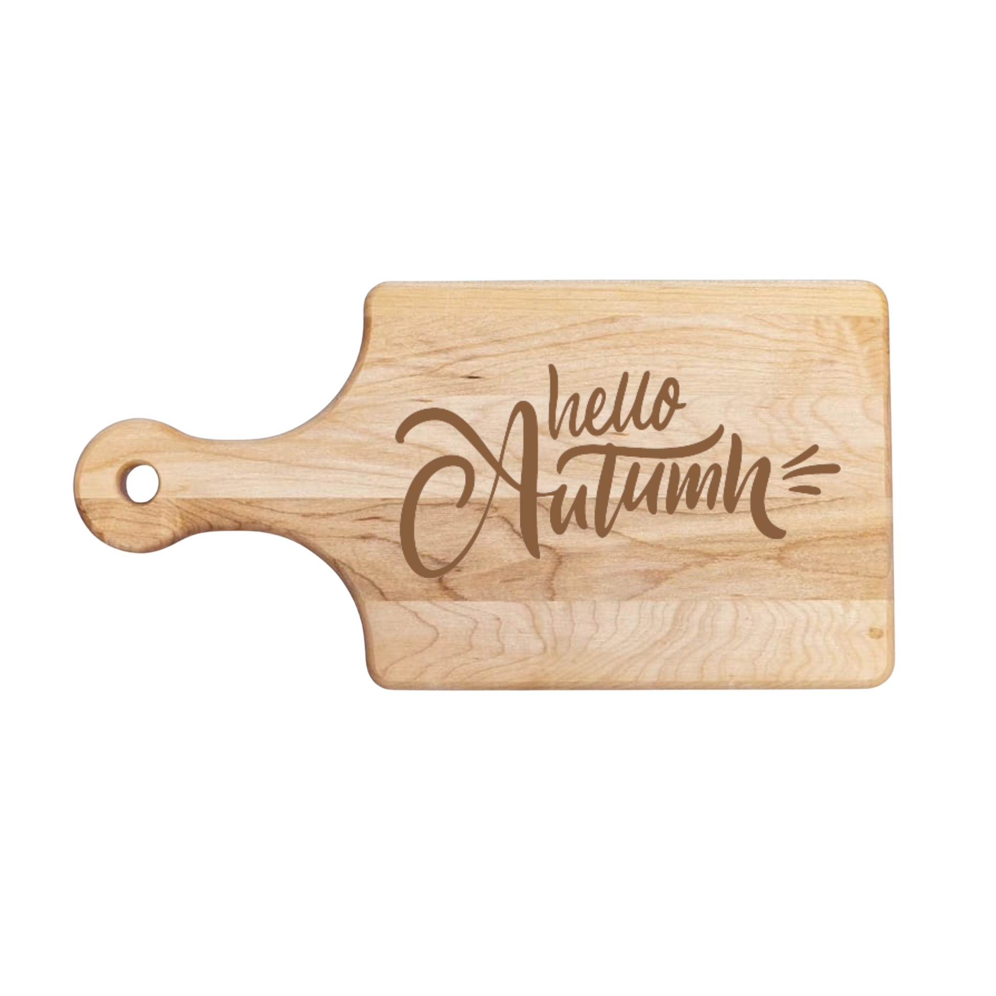 Hello Autumn Cutting Board - Premium Cutting Boards from Hipster Lasers - Just $70! Shop now at Hipster Lasers