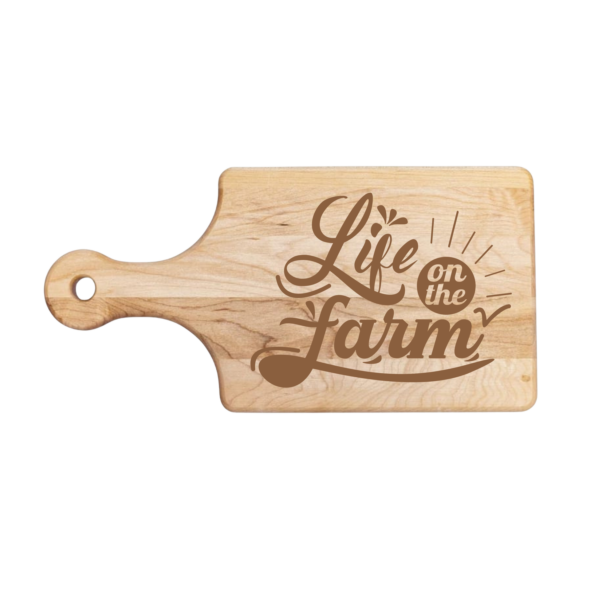 Life on the Farm Cutting Board - Premium Cutting Boards from Hipster Lasers - Just $40! Shop now at Hipster Lasers