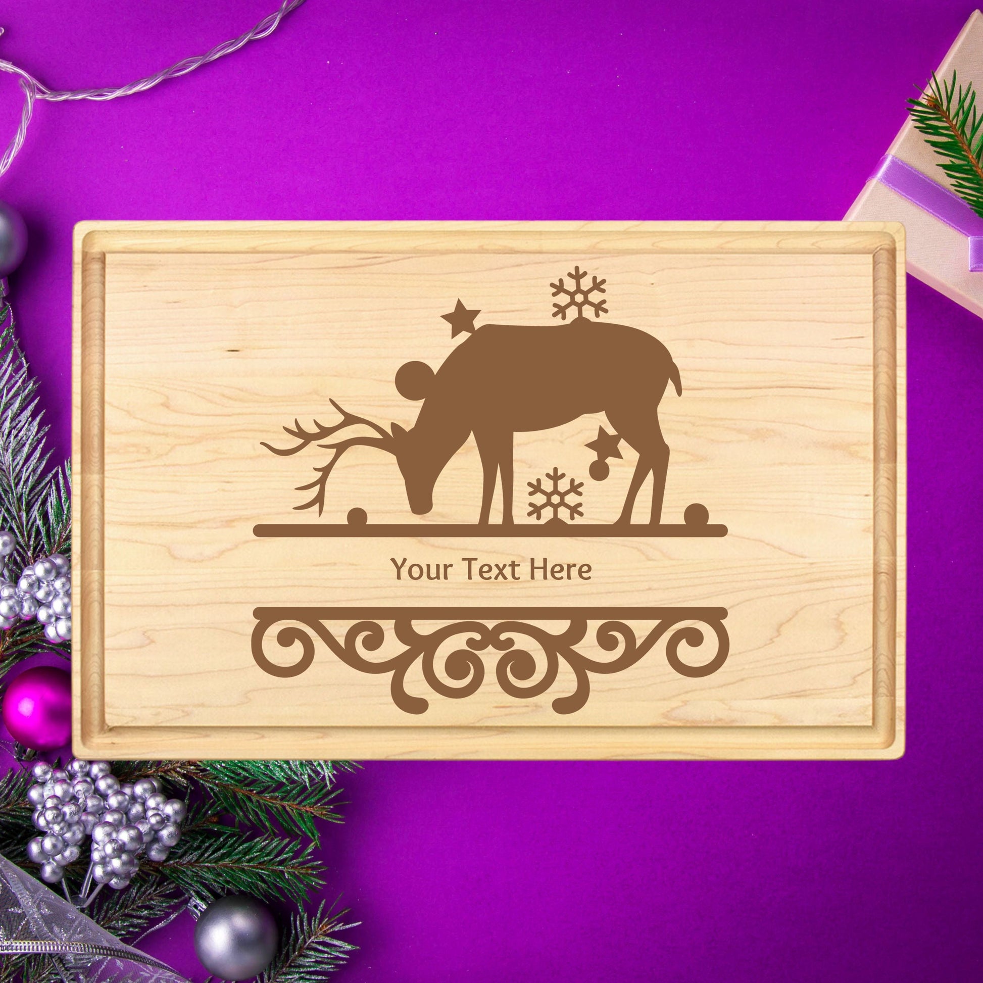 Custom Winter Strolls Cutting Board - Premium Cutting Boards from Hipster Lasers - Just $90! Shop now at Hipster Lasers