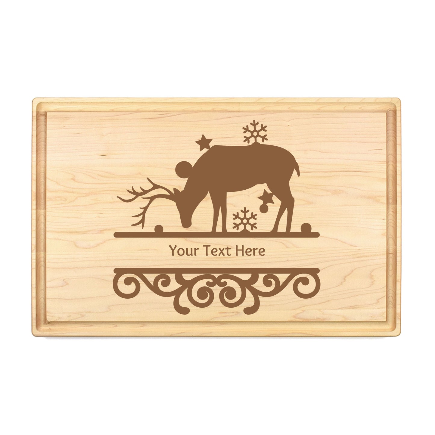 Custom Winter Strolls Cutting Board - Premium Cutting Boards from Hipster Lasers - Just $90! Shop now at Hipster Lasers