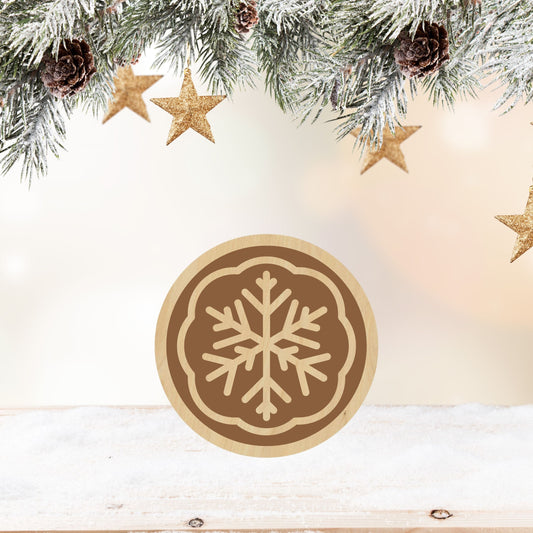 Christmas Cookie Coaster - Premium Coasters from Hipster Lasers - Just $10! Shop now at Hipster Lasers