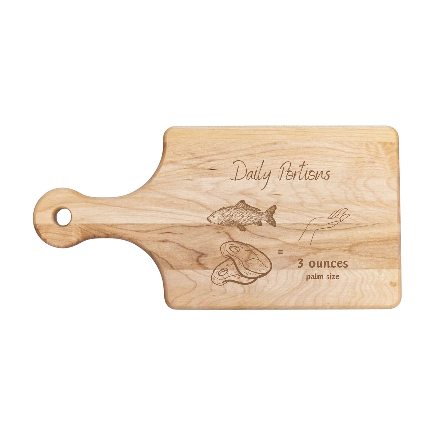 Daily Portions  Board - Premium Cutting Boards from Hipster Lasers - Just $40! Shop now at Hipster Lasers