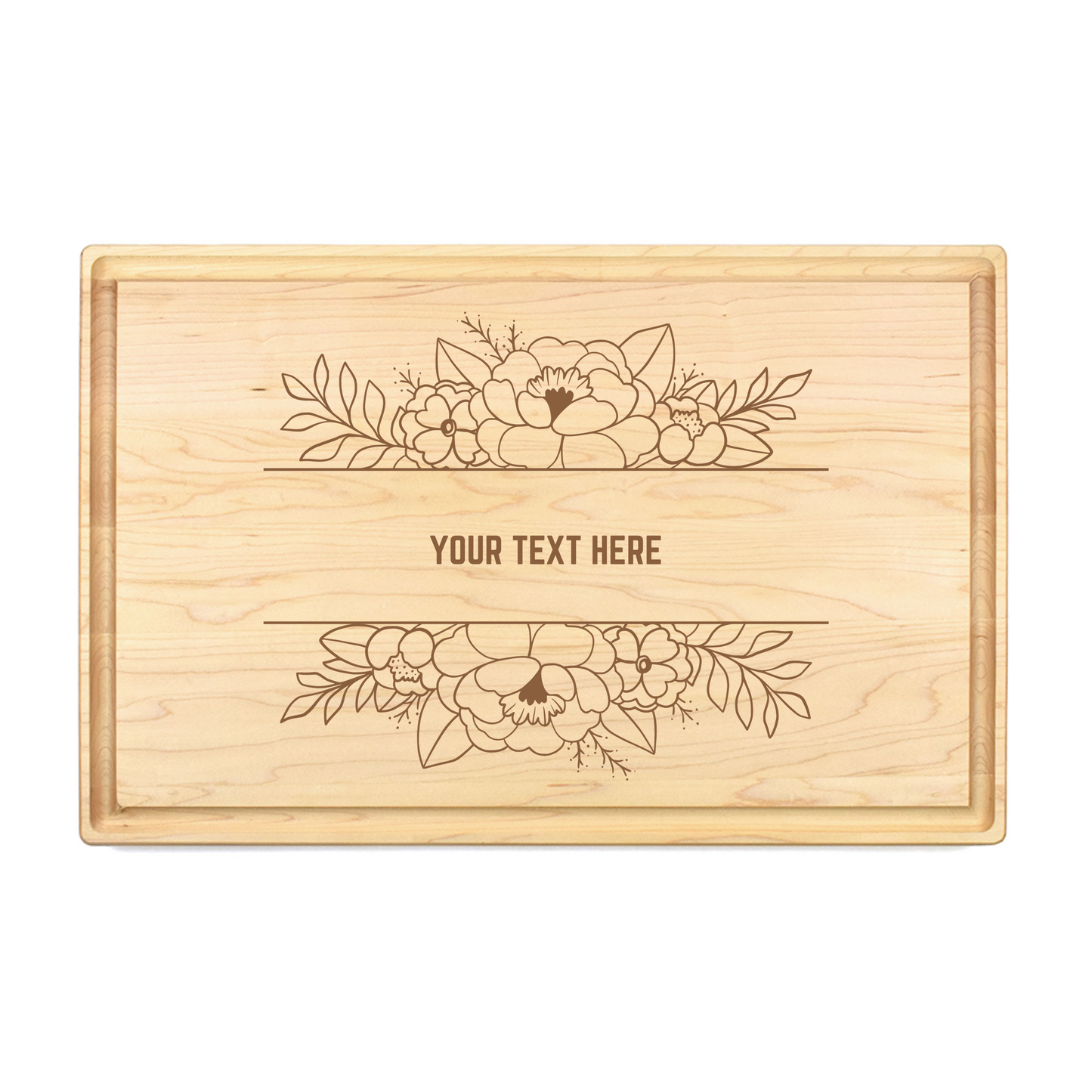 Copy of Custom Romantic Rose Cutting Board - Premium Cutting Boards from Hipster Lasers - Just $90! Shop now at Hipster Lasers