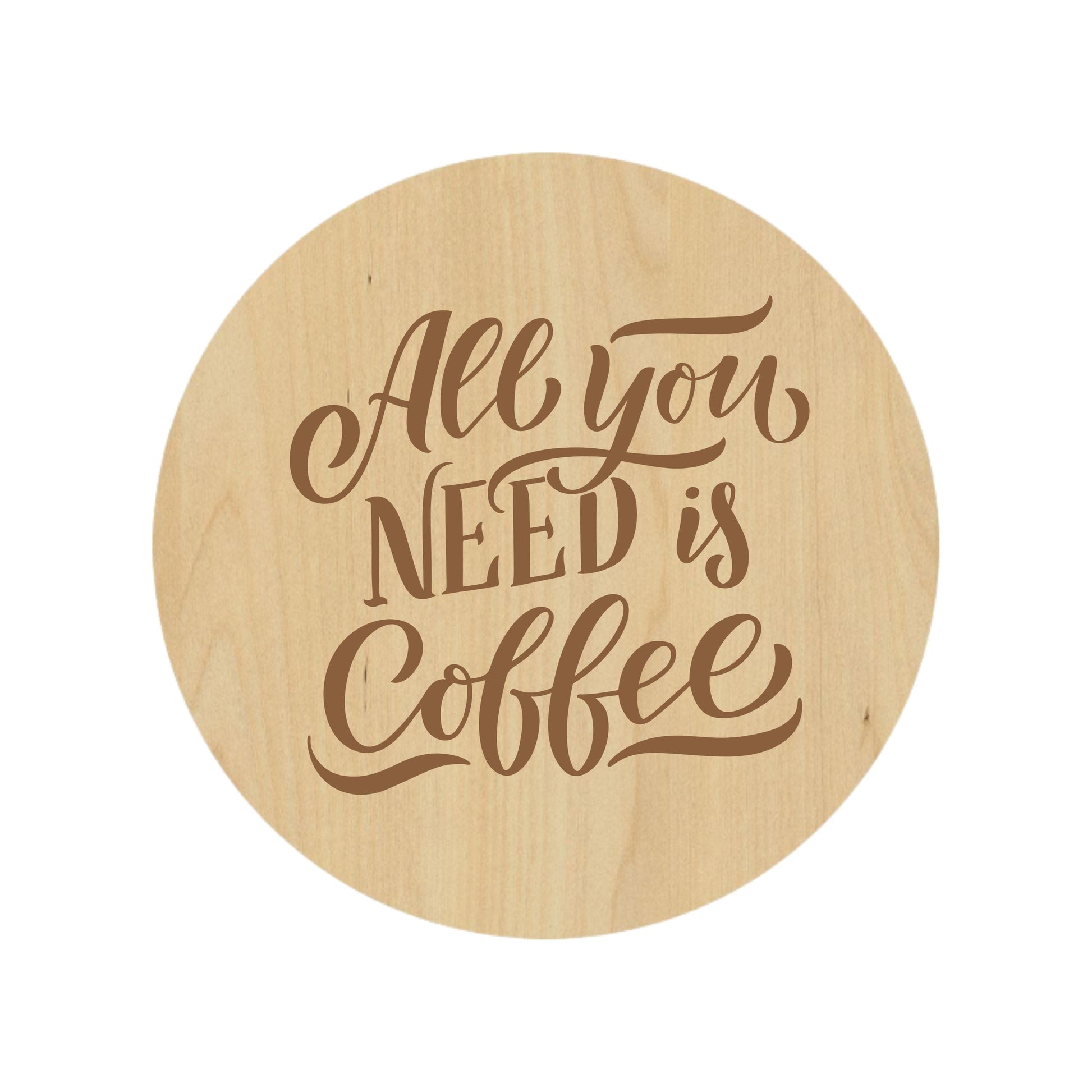 Coffee Needed Coaster - Premium Coasters from Hipster Lasers - Just $10! Shop now at Hipster Lasers