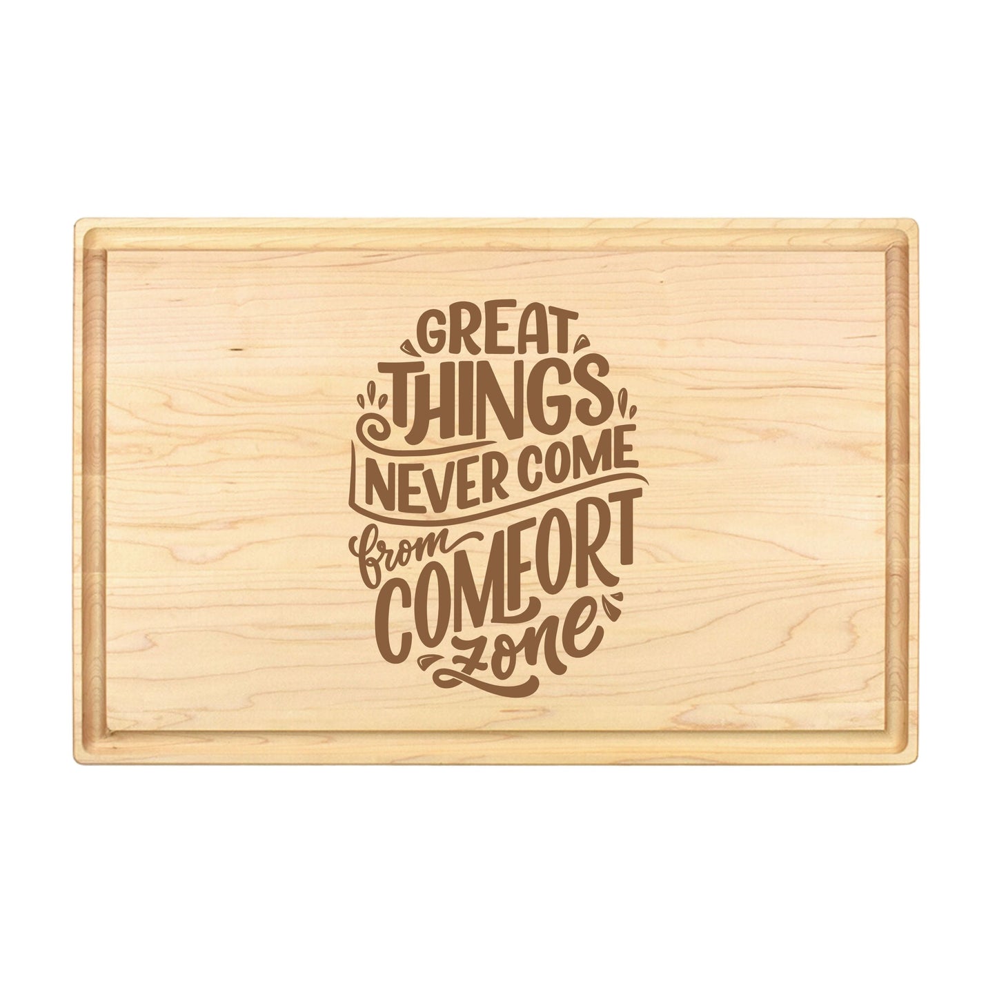 Motivational Masterpiece Cutting Board - Premium Cutting Boards from Hipster Lasers - Just $40! Shop now at Hipster Lasers